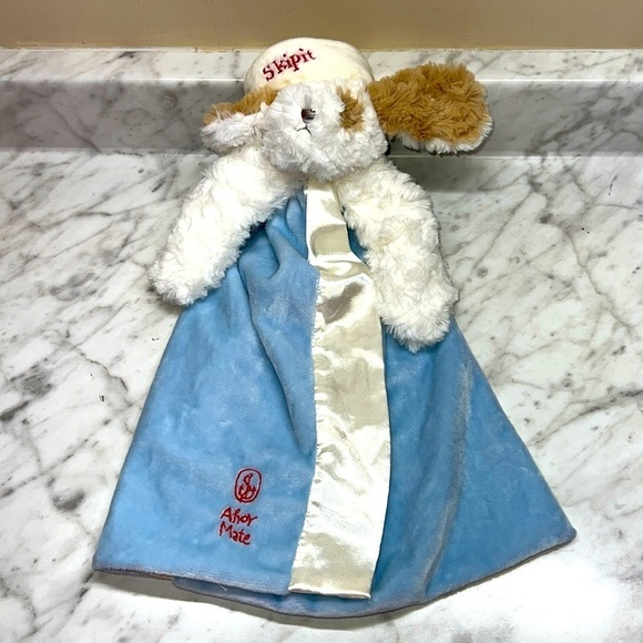 Bunnies by the Bay Skipit's Buddy lovey security puppy plush Blanket toy - Picture 1 of 9